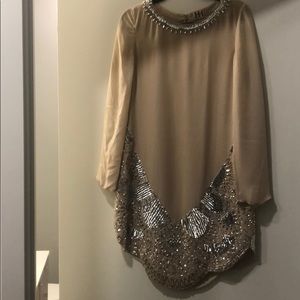 Haute Hippie Flapper Dress. Small.